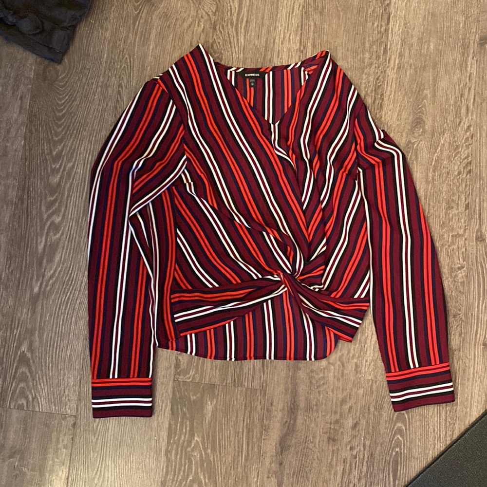 Express knotted blouse XS